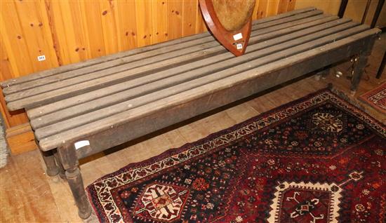 Pair ash benches